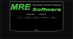 Desktop Screenshot of mresoftware.com