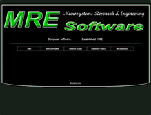Tablet Screenshot of mresoftware.com